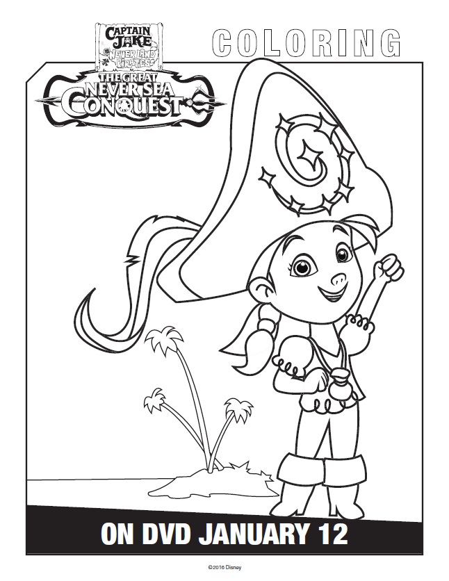 jack and the neverland pirates coloring pages - photo #40