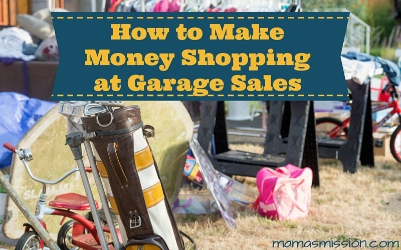 how to earn money at a garage sale