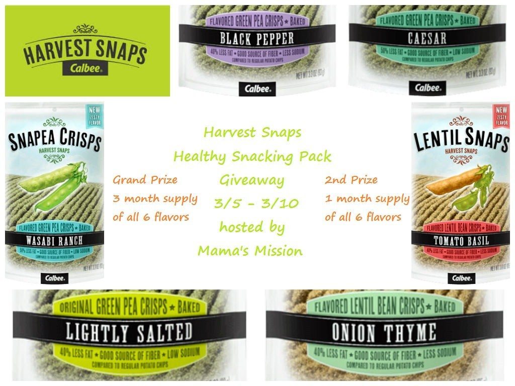 harvest snaps all flavors giveaway