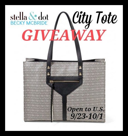 stella and dot city tote bag