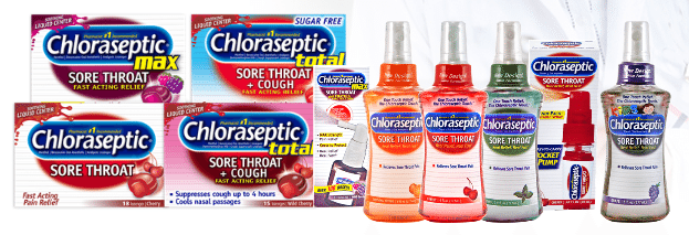 Chloraseptic Spray Line of Products