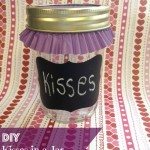 Get crafty with the kids with these DIY Valentines Day crafts. 14 loving DIY craft projects that you can do with the kids this valentines day. DIY Kisses in a Jar Craft