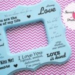 Get crafty with the kids with these DIY Valentines Day crafts. 14 loving DIY craft projects that you can do with the kids this valentines day. Sweet Nothings DIY Photo Frame