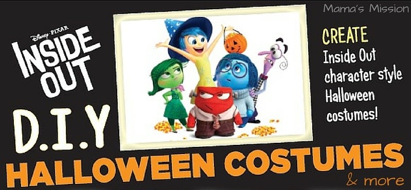 Inside Out DIY Halloween Costumes and more