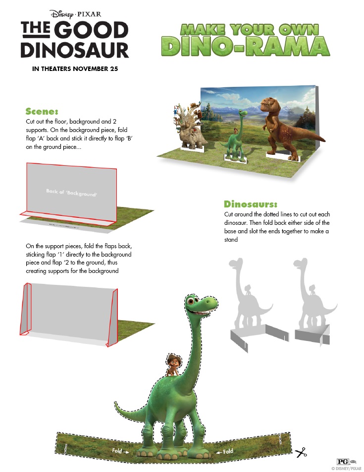 The Good Dinosaur Make Your Own Dino-Rama