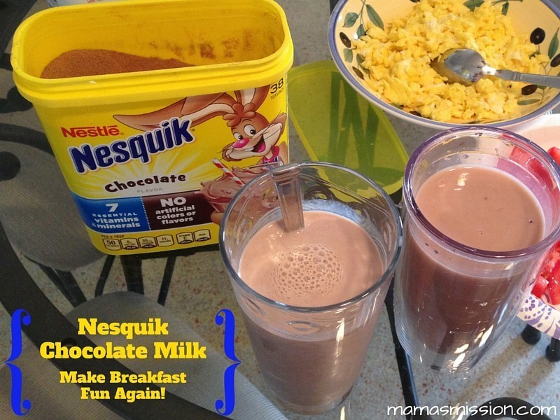Make Breakfast Fun Again with Nesquik Chocolate Milk