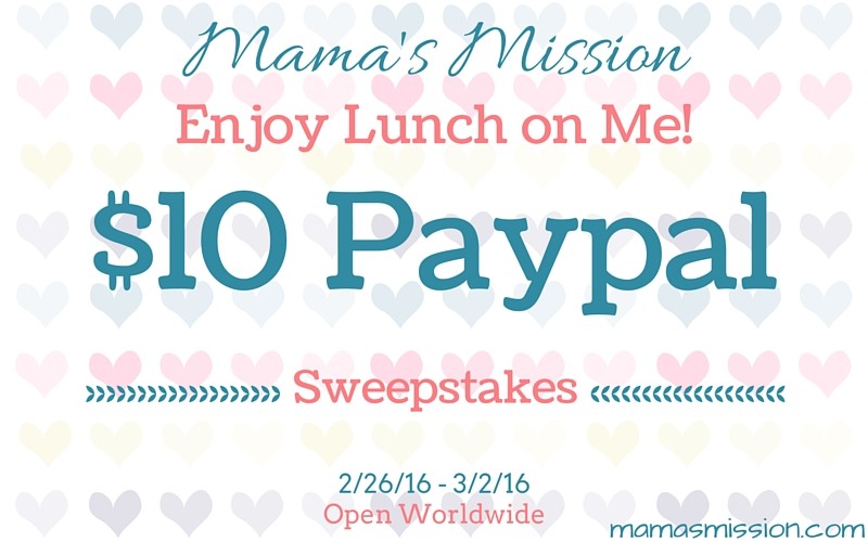 $10 Paypal Cash Sweepstakes