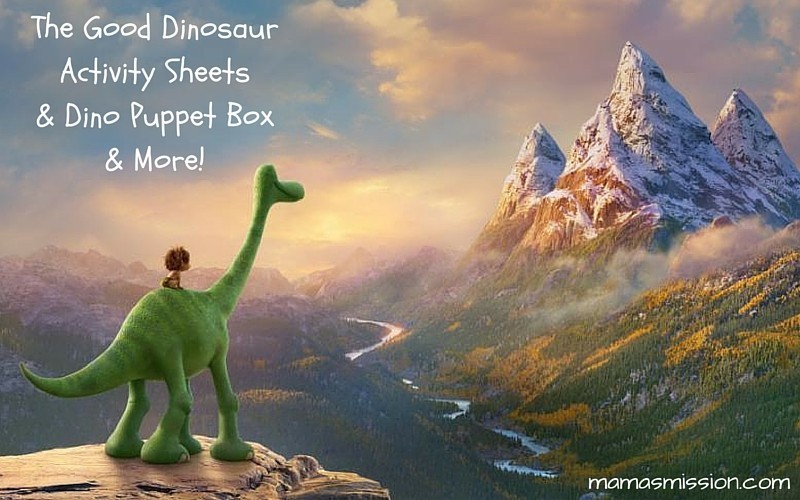 The Good Dinosaur Activity Sheets, Puppet Box & More!