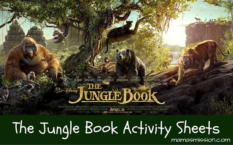 The Jungle Book Activity Sheets