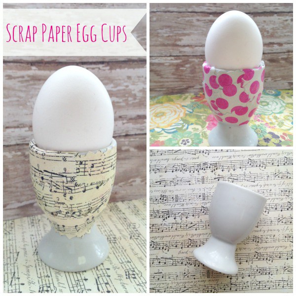Scrap Paper Egg Cups