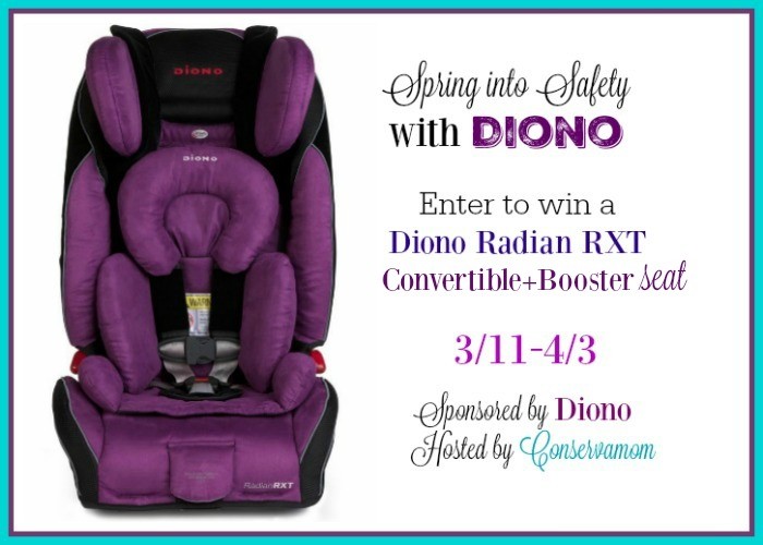 Win A Diono Radian RXT Convertible + Booster Seat!