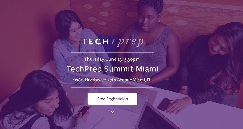 On June 23rd the Facebook TechPrep Roadshow is Coming to Miami! Free for students and parents to attend, an RSVP is required.