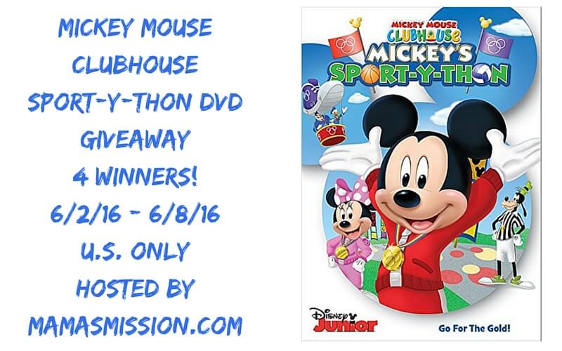 Check out the brand new Mickey Mouse Clubhouse compilation Mickey's Sport-Y-Thon DVD! Bonus Free Gold Mickey Medal with each DVD purchase.