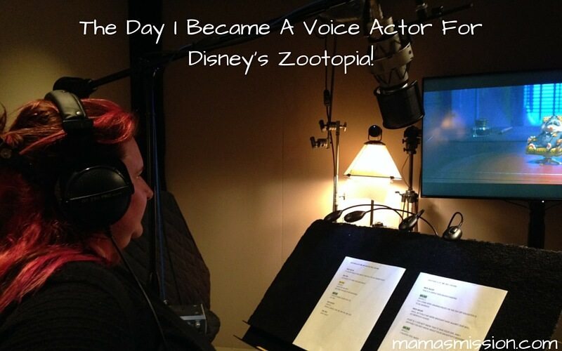 I've had the most incredible experiences blogging. And then it happened. Suddenly I was put into the recording booth as a voice actor for Disney's Zootopia!