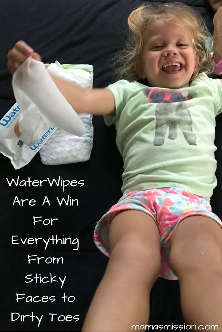 Finding the right products for your child can be overwhelming. WaterWipes are a win for everything from sticky faces to dirty toes and are chemical free!
