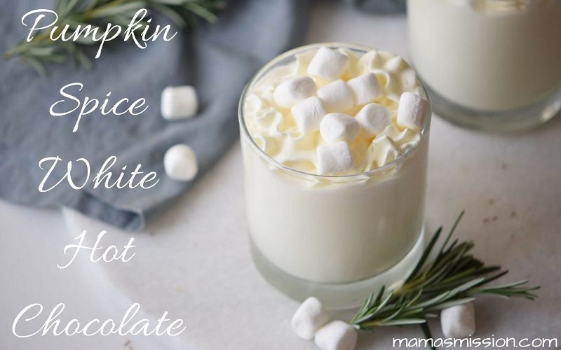 Fall is upon us and so is pumpkin season. If you enjoy hot chocolate like I do, then you'll want to try this pumpkin spice white hot chocolate recipe.