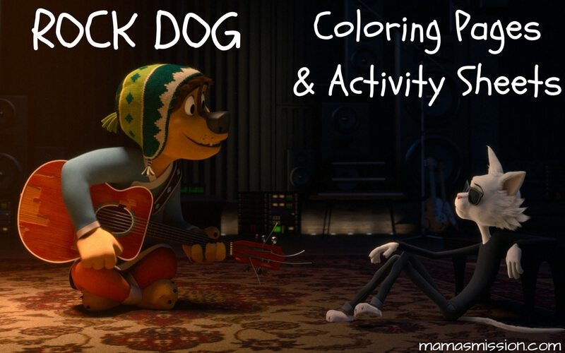 Rock out with these rocking Rock Dog coloring pages and activity sheets! Celebrate the amazing pets in your life with these free printables.