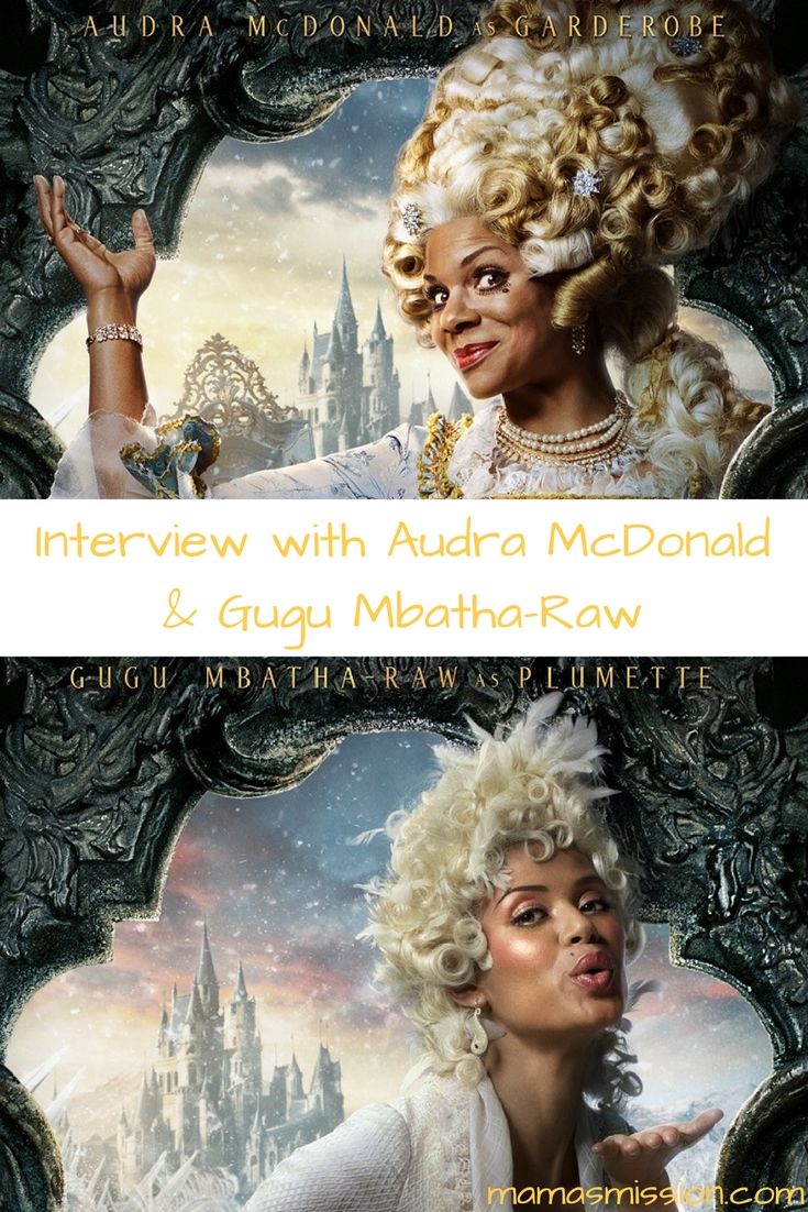 Get behind the scenes of Disney's newest live-action film Beauty and the Beast. My magical interview with Audra McDonald and Gugu Mbatha-Raw was incredible!