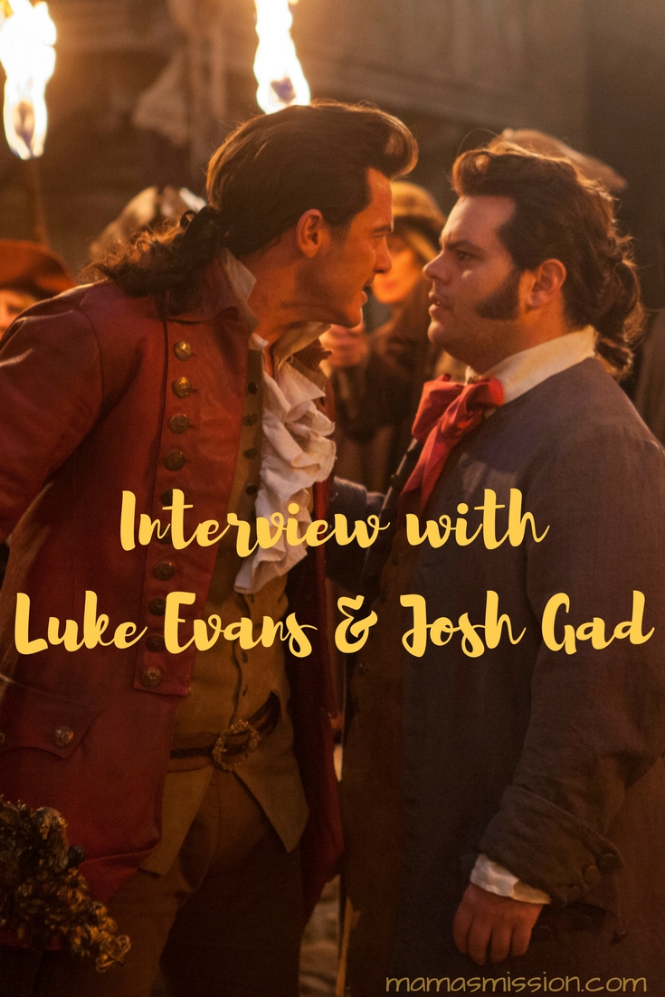 Get behind the scenes of Disney's newest live-action film Beauty and the Beast. My magical interview with Luke Evans and Josh Gad was incredible!