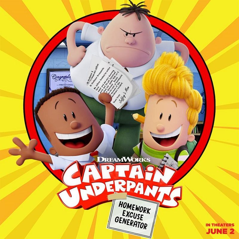 Get your free Captain Underpants The First Epic Movie advance screening passes and see the movie before anyone else! Perfect for fans of the book series.