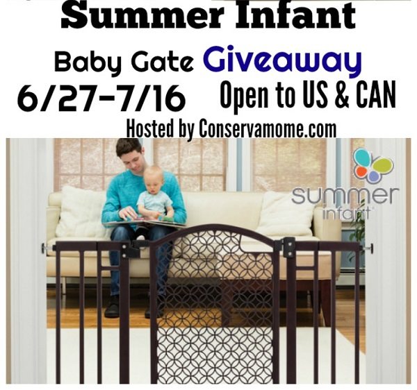 No one said being a mom is easy - but helping to keep your baby safe at home can be! Enter to win a Summer Infant Baby Gate for added protection at home!