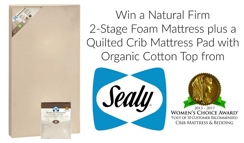 Is your little one ready to transition to a toddler bed? Check out the Sealy Baby Crib Mattress and Pad giveaway and enter for your chance to win one!