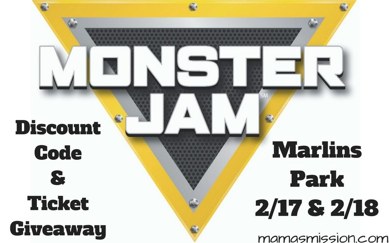 For the first ever catch Monster Jam at Marlins Park in the dirt! Grab your Monster Jam at Marlins Park discount code and enter to win tickets to see it with your family.