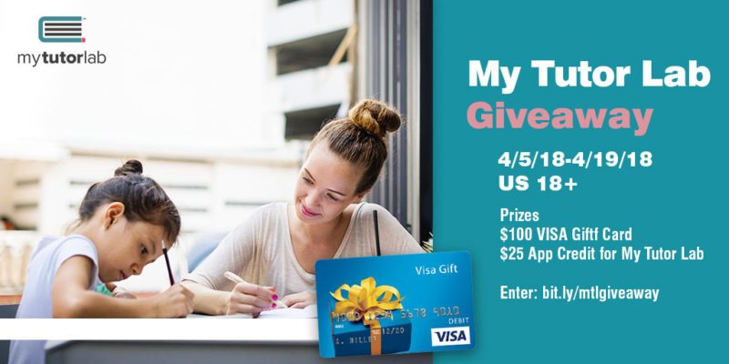 Looking for a tutor for your child? The My Tutor Lab app, with services in Florida, is an easy way to connect with a qualified tutor for your child. Enter to win the $100 Visa Gift Card giveaway and $25 My Tutor Lab app credit to get your child started on the path to learning.