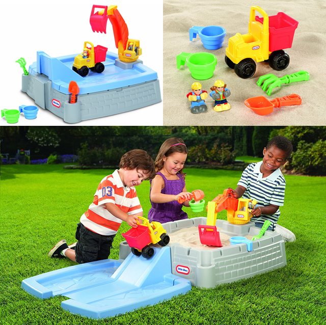 Summer is around the corner and the fun is just beginning. Get your kids outdoor for some super summer fun with the Little Tikes Big Digger Sandbox!