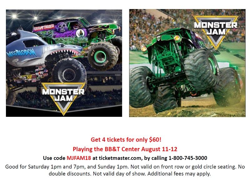 Monster Jam is rolling into South Florida for a dirt experience like never before. Grab this Monster Jam discount code and enter the ticket giveaway!
