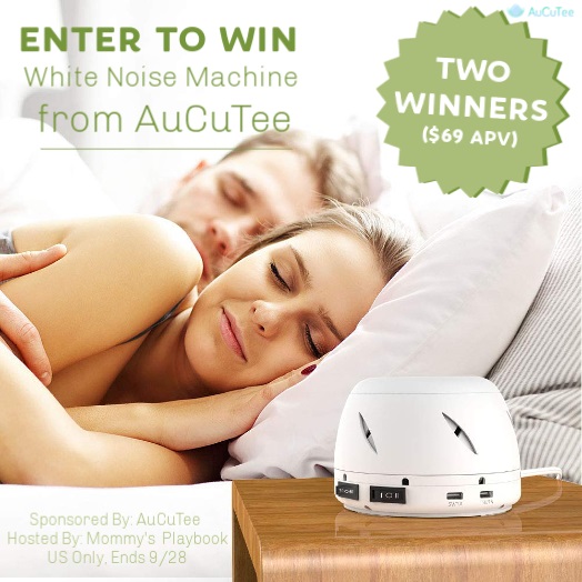 Do you have trouble sleeping at night? The benefits of a white noise machine are incredible. Be one of two to win the AuCuTee White Noise Machine giveaway!