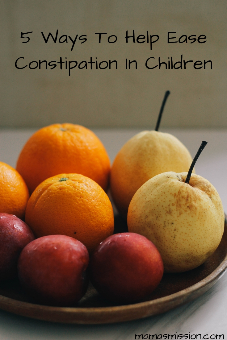 Constipation can be a tough subject to talk about. First consult your doctor and then check out these 5 ways to help ease constipation in children.