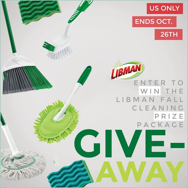 When you live with two dogs, two children and a husband, nothing stays clean for long. Enter for your chance to win a Libman Fall Cleaning Prize pack below!