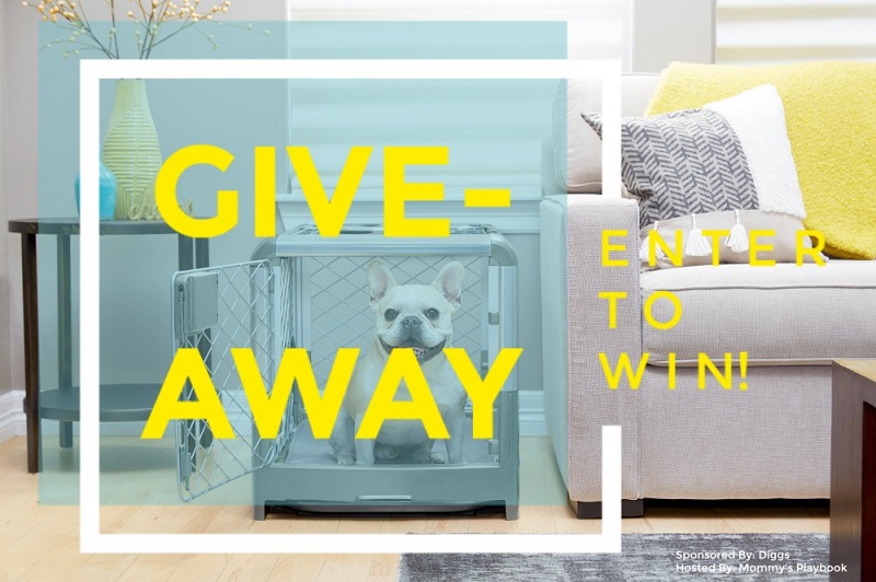 Welcome the Diggs Modern Revol Dog Crate! Practical, stylish and it can travel with you. Enter for your chance to win the Dog Crate giveaway for your pup.