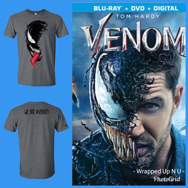 Calling all Marvel fans! Venom is now available on Digital and will be in stores soon. Enter to win the Venom Blu-ray Prize Pack giveaway, includes T-shirt.
