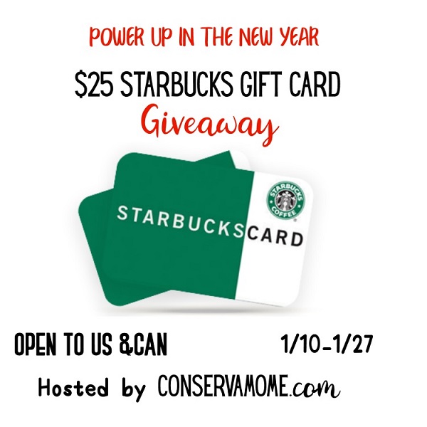 Enter to win the $25 Starbucks Gift Card giveaway and treat yourself to something hot, or cold, and delicious! How many lattes could you buy if you won?