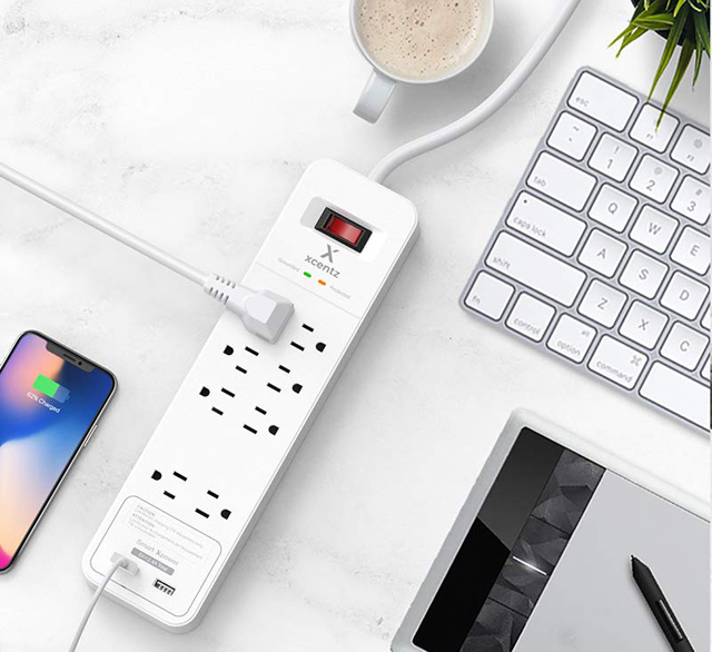 Protect all your technology in the event of a power surge! Enter to win one of ten Xcentz Surge Protector Power Strip with USB Ports and stay protected.