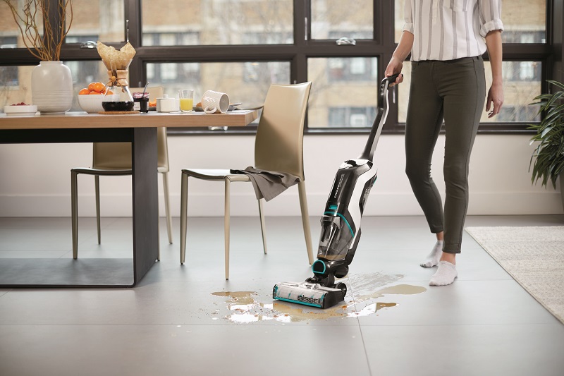 Pet owners rejoice! The new BISSELL CrossWave Cordless Max is THE vacuum for pet owners everywhere - it vacuums and washes your floors at the same time.