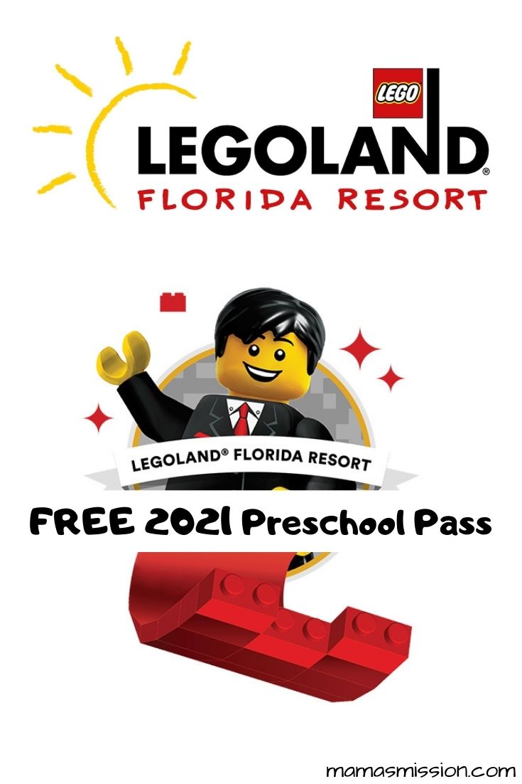 Get free admission to Legoland Florida for children ages 4 and under with the 2021 Legoland Preschool Pass valid for the Florida Theme Park and Water Park.