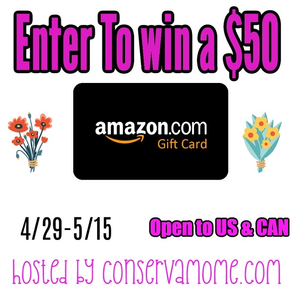 Enter to win the $50 Amazon Gift Card giveaway and let your fingers do the shopping for you! What would you buy with a $50 Amazon Gift Card?