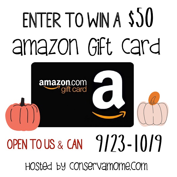 Enter to win the $50 Amazon Gift Card giveaway and let your fingers do the shopping for you! What would you buy with a $50 Amazon Gift Card?