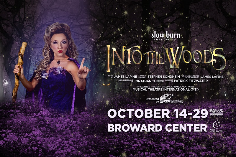 Catch Into the Woods at Broward Center from Oct 14th thru 29th. Check out the Into the Woods ticket lottery for a chance to get tickets for just $37.50
